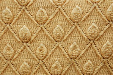 Yellow wool pattern clipart