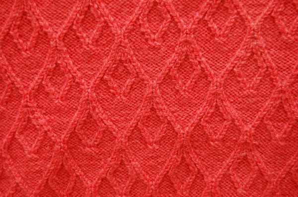 Padrão de lã vermelha — Fotografia de Stock