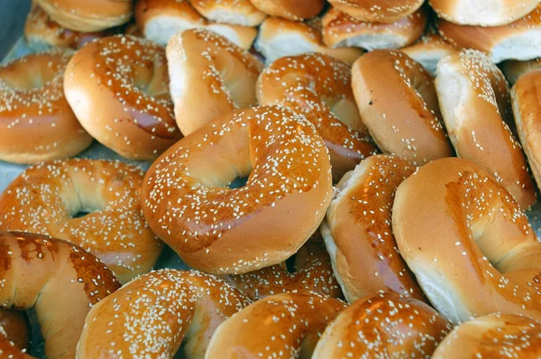 Loafs van bagels — Stockfoto