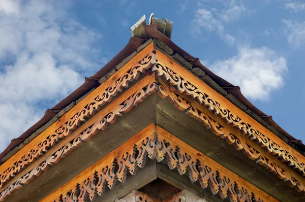 stock image Wooden fretted roof