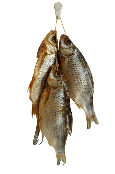 Τρία ψάρια roach καπνιστό θάλασσα — Φωτογραφία Αρχείου