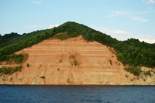 stock image Hill on a river bank