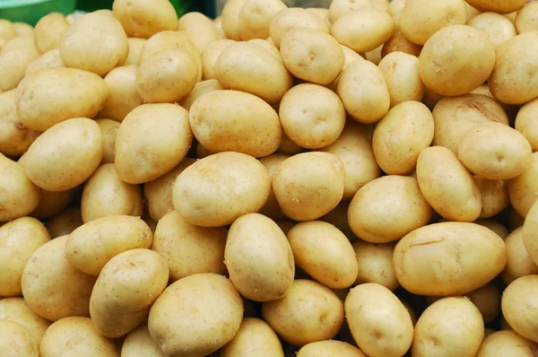 Крупный план белого картофеля — стоковое фото