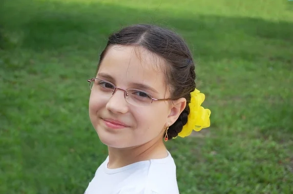 stock image Portrait of smiling girl