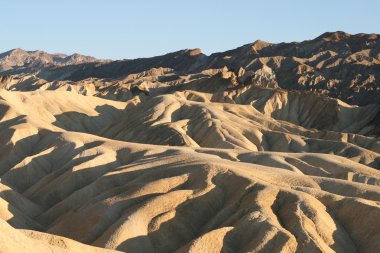 Zabriskie Point Death Valley California clipart