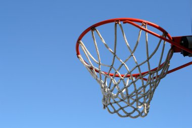 Outdoor basketball hoop clipart