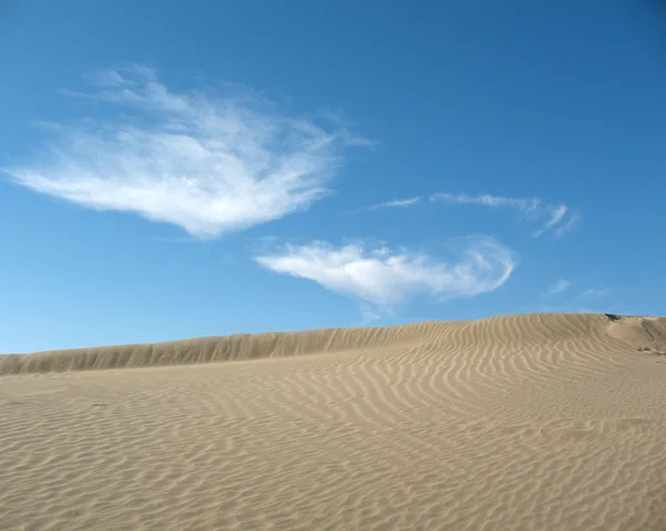 Písečné duny v death valley v Kalifornii — Stock fotografie