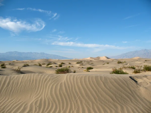 Sanddynerna i death valley Kalifornien — Stockfoto