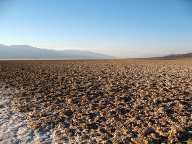 Badwater in Death Valley California clipart