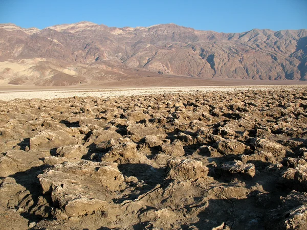 Devil's golfové hřiště v Death Valley — Stock fotografie