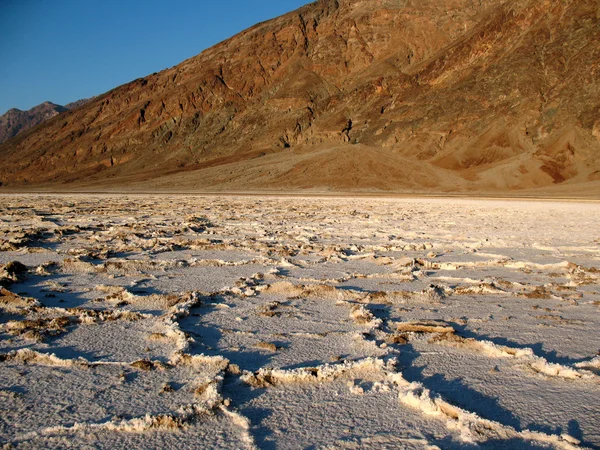 Badwater im Death Valley in Kalifornien — Stockfoto