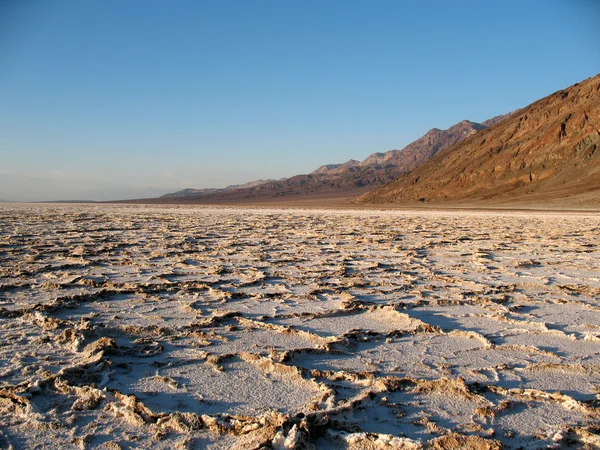 Badwater im Death Valley in Kalifornien — Stockfoto