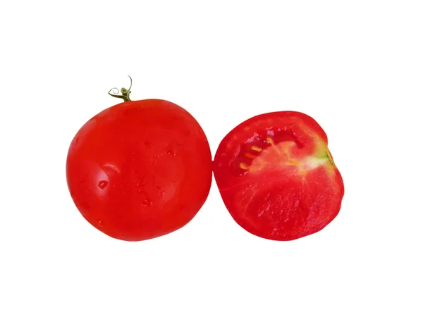 Iki kırmızı domates — Stok fotoğraf