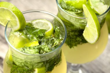 Fresh mojito cocktail clipart