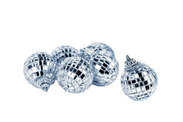 Groep van spiegel disco ballen — Stockfoto