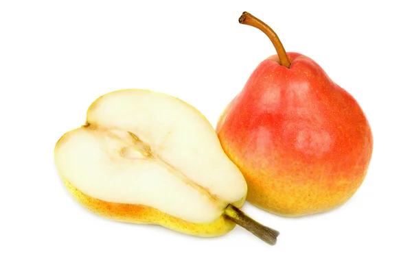 Rich pear and a half — Stock Photo, Image