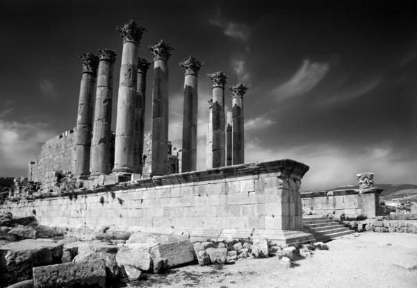Храм Артеміди в Jerash, Jordan — стокове фото