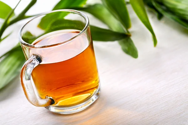 Xícara de chá preto — Fotografia de Stock