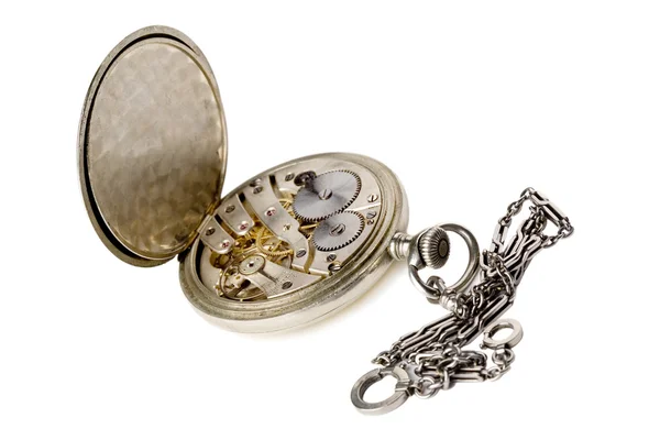 Vecchio orologio da tasca — Foto Stock