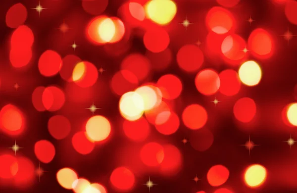 Bakgrund av röda holiday ljus — Stockfoto