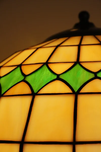 Ólomüveg lámpa közelről — Stock Fotó