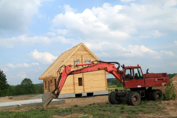 Строительство нового дома — стоковое фото