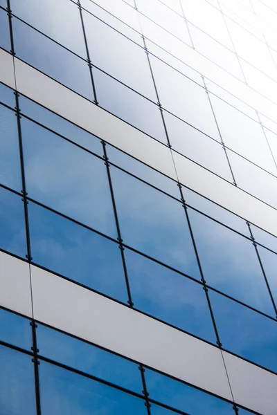 Windows and clouds reflections — Stock Photo, Image