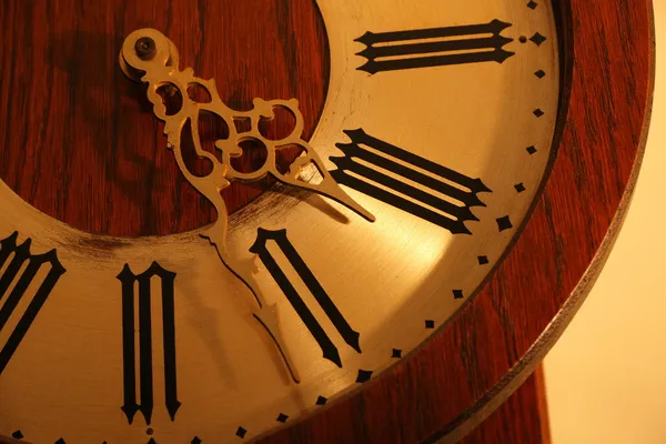 Antique clock close-up — Stock Photo, Image