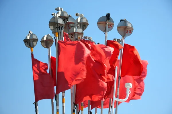 Banderas utilizadas para redes de pesca — Foto de Stock
