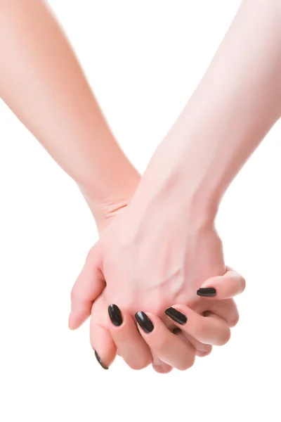 Mão e mão — Fotografia de Stock