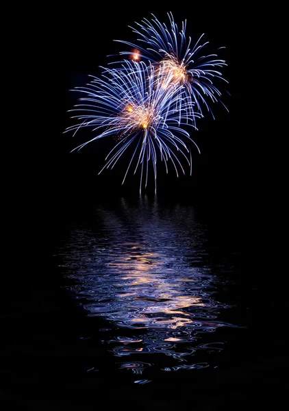 stock image Blue salute on water