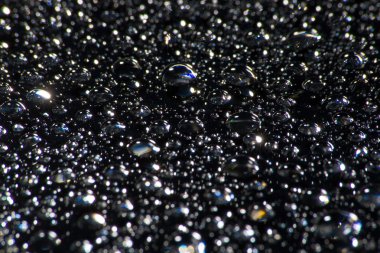 Black droplets clipart