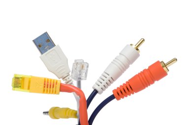 Connection plugs clipart