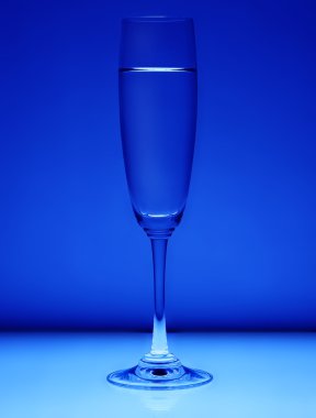 Blue glass clipart