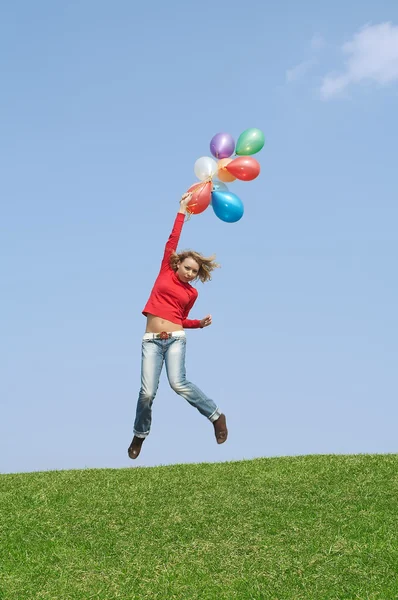 Voo por balões — Fotografia de Stock