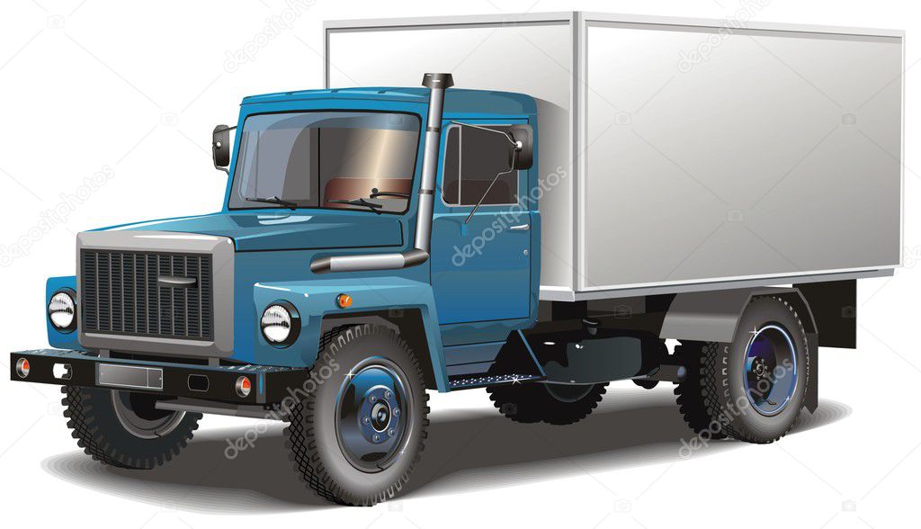 A typical Russian truck — Stock Vector © mechanik #1954987