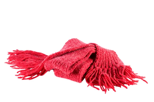 stock image Red wool scarf