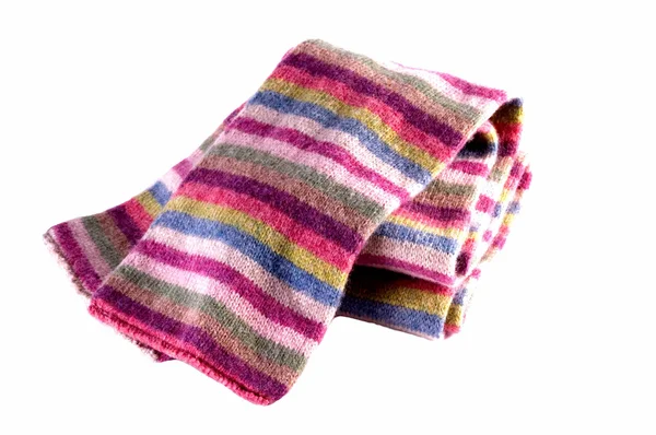 Striped wool scarf — Stock Photo, Image
