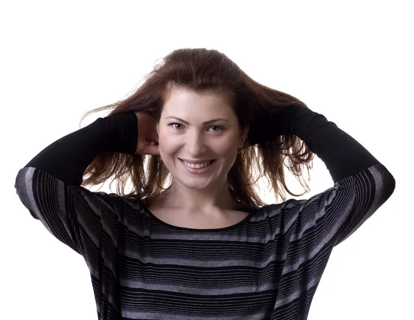 stock image Beautiful smiling woman