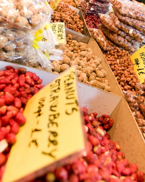Loja de amendoins — Fotografia de Stock