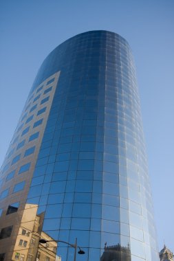 Corporate glass building clipart