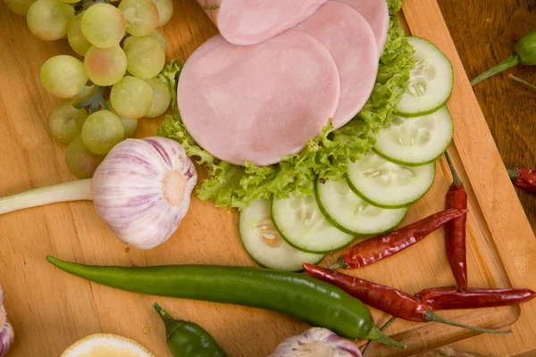 stock image Composition of food