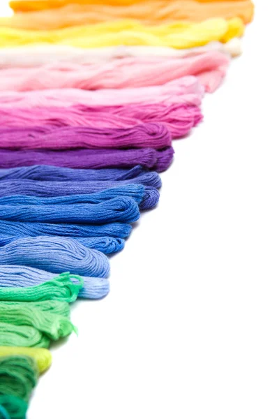 カラー糸 — ストック写真