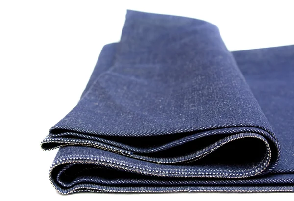 Blå jeans stockbilde