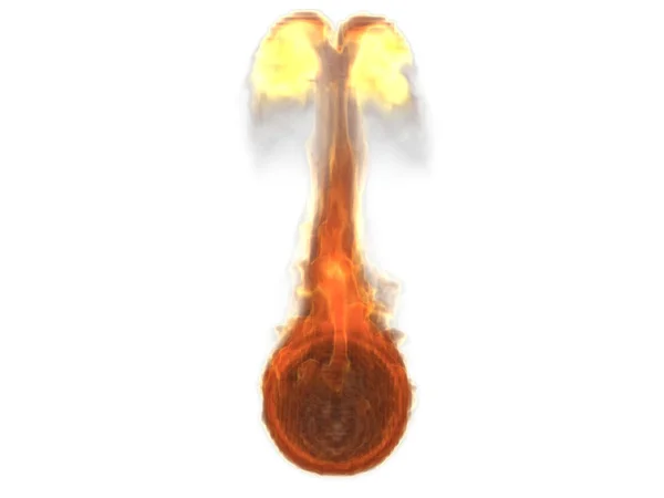 3d minge de foc — Fotografie, imagine de stoc
