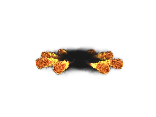 3d 불덩어리 — 스톡 사진