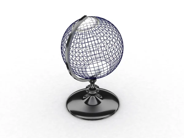3D-modell av globus — Stockfoto