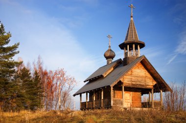 Wooden church clipart