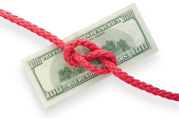 Money and knot 01 — Stock Photo, Image