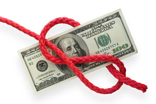 Money and knot 02 — Stock Photo, Image